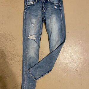 & Denim Brand Jeans, Distressed, Size 27, skinny, low-rise